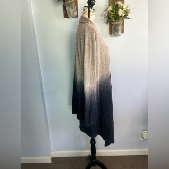 Barefoot dreams cardigan waterfall two tones  comfy‎ boho chic - Picture 3 of 8